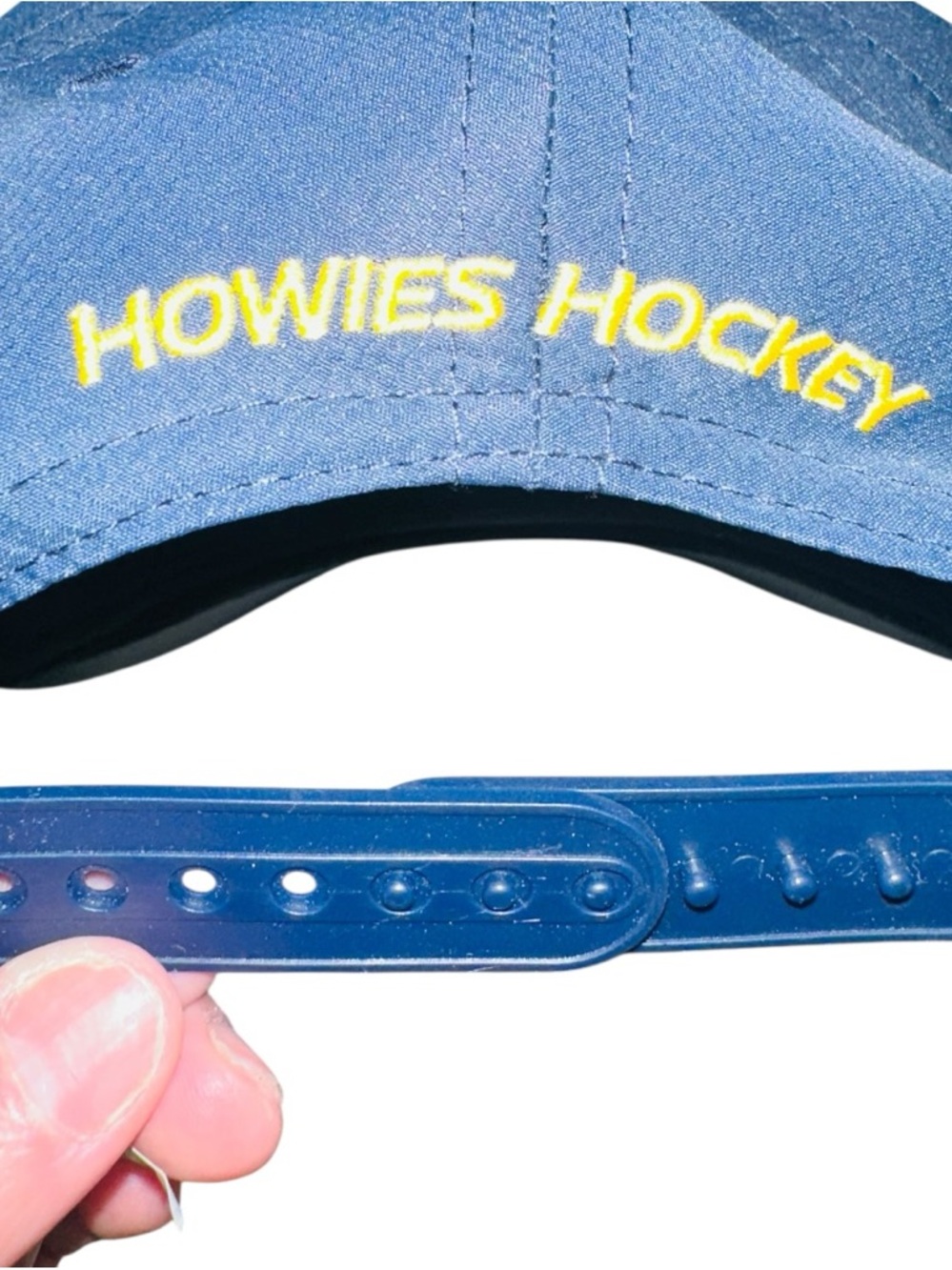 Howies Hockey Snapback The Tour Lid Color Rush Blue Yellow Rope Hat Adjustable - Picture 2 of 5